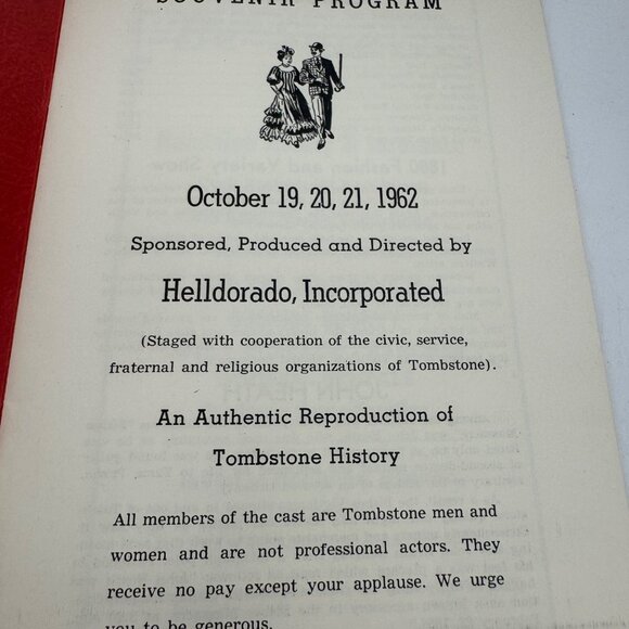 Vintage Arizona Travel Memorabilia Set Featuring 1962 Helldorado Program Tickets - Picture 15 of 15